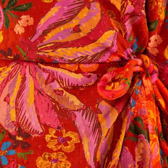 FARM Rio | Dresses | Farm Rio Spring Banana Orange Color Maxi Dress ...